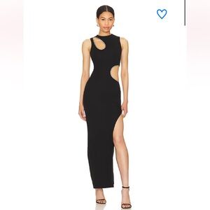 Superdown Black Sydney Maxi dress